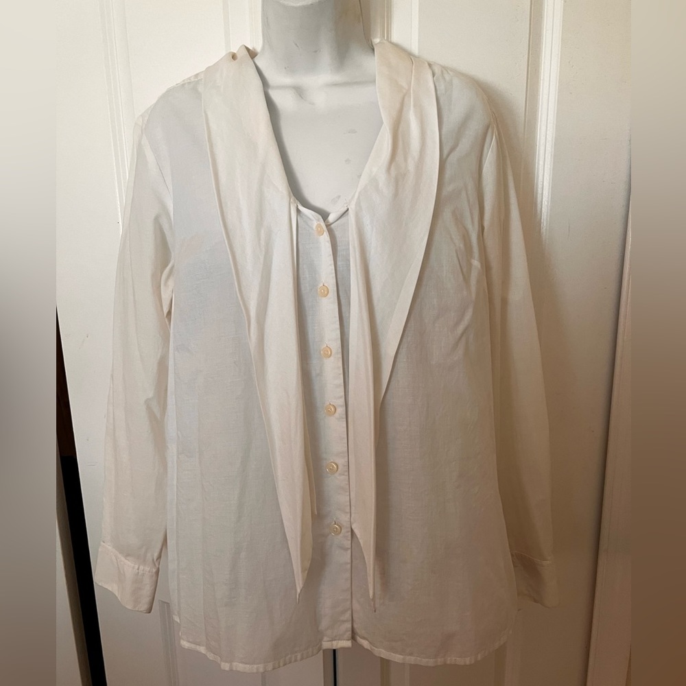 Michael Kors white blouse, size 14